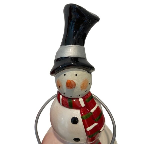 Santa & Snowman Ceramic Christmas home Decor Set Holidays decoration Christmas - Picture 4 of 14